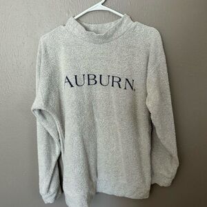 WOOLY THREADS Auburn Sweatshirt High Neck Collar Size Medium casual long sleeve